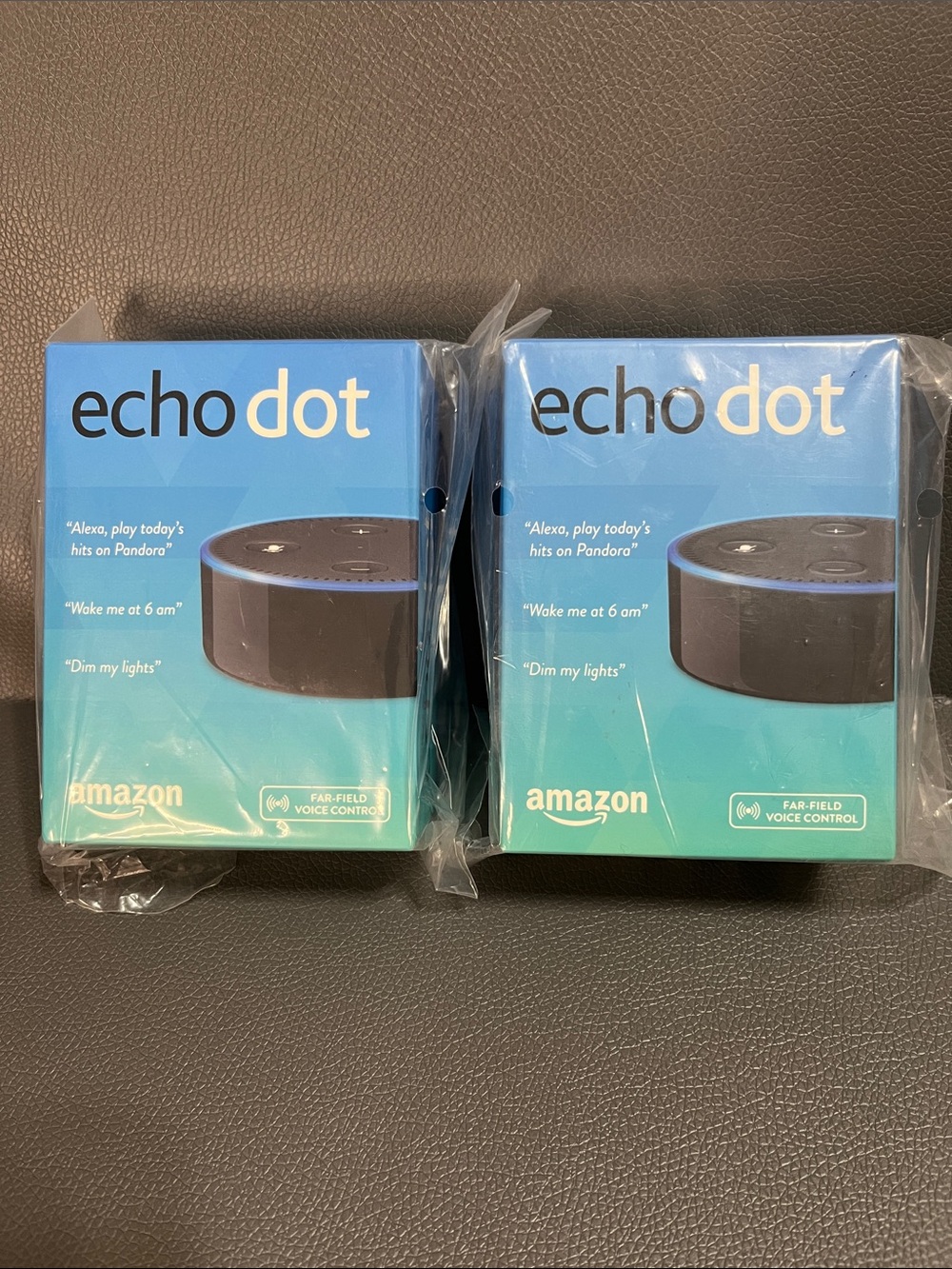 2 pack New-Amazon Echo Dot (Black)